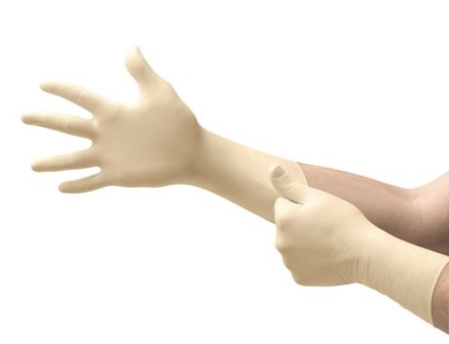 Durable Latex Exam Glove with Extended Cuff - Disposable